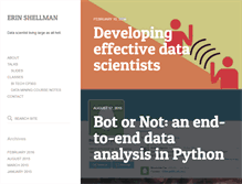 Tablet Screenshot of erinshellman.com